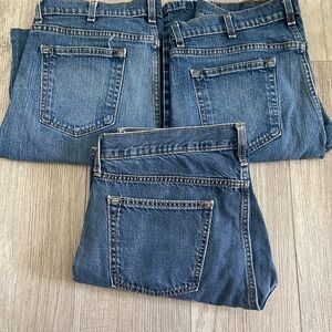 3 pairs of jeans